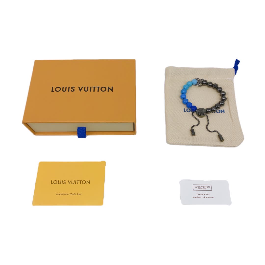 Louis Vuitton Beaded Bracelet-M0934A Louis Vuitton Beaded Bracelet-M0934A